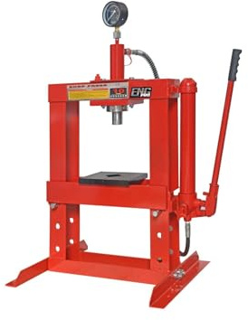 Pressa idraulica manuale 10000 kg 10 t con manometro - ENG PRO MA PE PE10