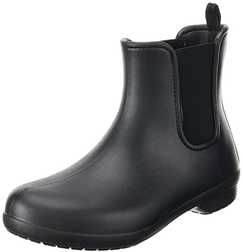 Crocs Fsailchelseabtw Stivali Donna, Nero (Black/black), 34 EU