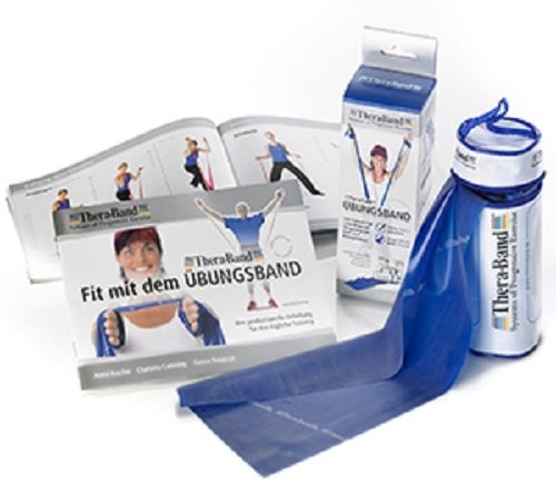 TheraBand Old Version | ALTE Version | OUTDATET | 2,50m Bänder inkl. Reißverschlusstasche