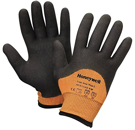 Honeywell NFD11HD Cold Grip Plua 5 Gloves - Cold and Cut Protection -1 Pair (8/M)