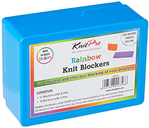 KnitPro K10878 Knit blockers box, Kunststoff, Assorted