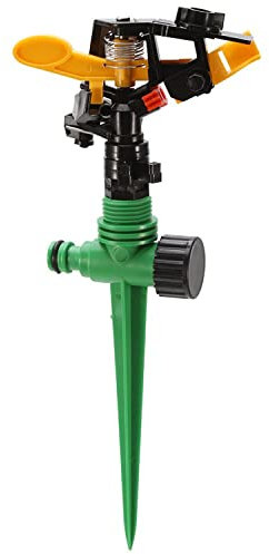 Irrigatore Per Giardino TOPINCN Spruzzatore Rotante a 360 ° Prato Sprinkler Giardino Irrigazione Circolare Spruzzatori all'aperto Adatto per Prato, Giardino