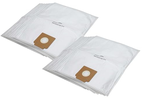 vhbw 20x sacchetti compatibile con Kärcher T12/1, T15/1, T17/1 aspirapolvere - in microfibra, bianco