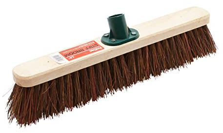 ProDec 18 Natural Palmyra Fibre Stiff Sweeping Broom Head | for Outdoor Sweeping