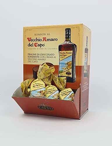 Vecchio Amaro del Capo praline al cioccolato fondente marsupio da 1 kg