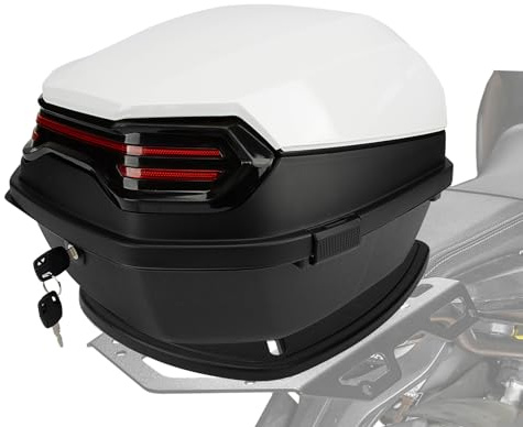 Universal Tail box with soft backrest for Motorcycle Bicycles with Brackets