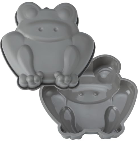 MEZHEN Silikonformen Frosch Backform Kuchenform Silikon Form Frosch Kuchenbackform Mousse Motivbackformen Gelee Dessert Geburtstag Picknick, MB1201