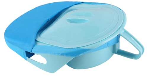 Anneome Tragbare Bettpfanne Aus Robustem Kunststoff Mit Ergonomischer Form Für Ältere Menschen Schwangere Und Pflege Leicht Kompakt Deckelgerechte Nachttopf-lösung Für Zuhause Camping Und