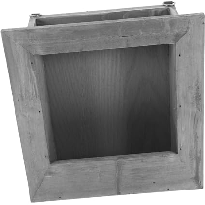 MERRYHAPY 1stk Blumentopf Aus Massivholz Blumendekor Wand Kleiderständer Vintage- Blumenampel Zum Aufhängen Wandpflanzenbehälter Halter Für Sukkulenten Sukkulenten-übertopf Wandvase