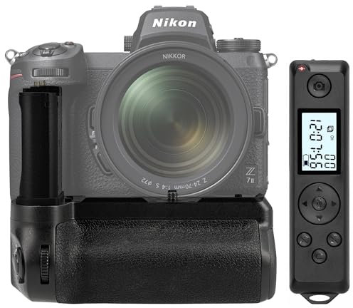 ayex Battery Grip Compatible with Nikon Z7 II & Z6 II with Timer Remote Shutter Release Replaces MB-N11 Camera Portrait Format Handle