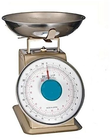 MOKLYF Bilancia da Cucina Bilancia a Molla Bilancia a Piastra di pesatura Meccanica(15 Gen 20 BLS