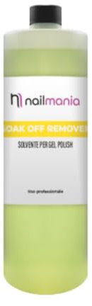 Nailmania Soak Off Remover 1 litro - Solvente per rimozione smalto semipermanente - Made in Italy