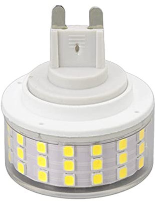 Saluaqui Bulbo LED di Risparmio Energetico da 10 W G9 con Design Senza Sfarfallio, luminosità 1000lm, Luce Calda, Lampada di Mais G9 85-265V per Illuminazione Domestica (Illuminazione bianca)