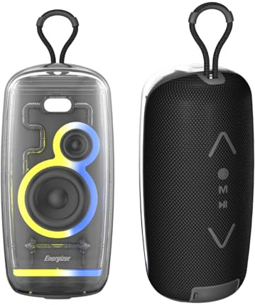 Altoparlante Bluetooth Portatile 16W Compatibile TWS | Speaker Wireless Impermeabile IPX5 per iPhone Android | Compatto con Luci LED, Porta USB-C,Lunga Durata, Adatto a Radio FM e Power Bank | BTS164