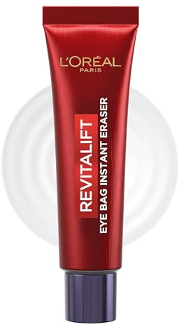 L'Oréal Paris Revitalift Laser Instant Eye Bag Eraser, Clinically proven, Results in 15 minutes, Dramatic instant tightening & smoothing effect to reduce under-eye bags and wrinkles