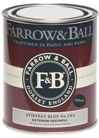 Farrow & Ball EXTERIOR EGGSHELL 281 STIFFKEY BLUE 750ML