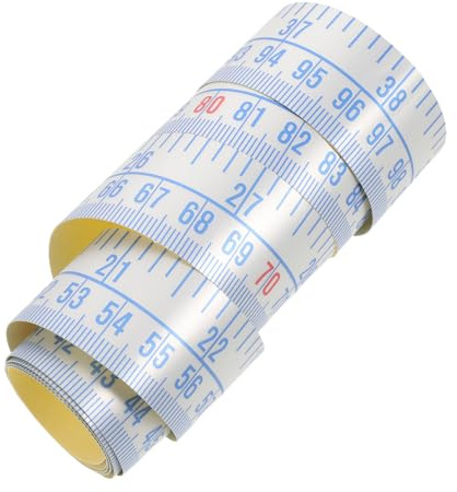 Alipis Righello Adesivo da Parete 101 CM con Supporto Autoadesivo Metro a Nastro Resistente per Misurazioni Precise in Famiglia Facile da Montare e Portatile per Casa Scuola e Ufficio