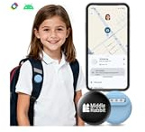 GPS Tracker Tag for Kids Hidden (Android Only), Tracking Device for Child, Elderly, Compatible with Google Find Hub App, No Monthly Fee