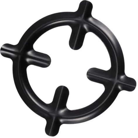 Rack di supporto for stufa da 2 pezzi Per Piani Cottura A Gas | Supporto for caffettiera con supporto for pentola ad anello in ghisa for fornello a gas