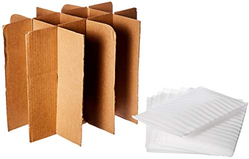 Uboxes Glaszellen-Trenner-Set - Boxfächer und Schaumstoffbeutel zum Schutz Ihrer Brille (GLASSPACK012)