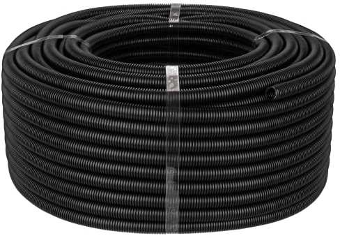 REV ISO-Rohr Elektroinstallation, EN25 flexibel 100m, dunkelgrau/schwarz | 750N/5cm, -5°C bis +60°C