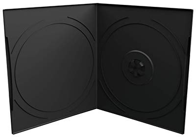 Prodye Dvd-Box per 1 cd/dvd piccolo 50 pezzi, nero