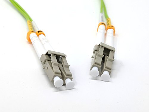 2 Metri 100Gb OM5 Multimode Duplex Cavo Fibra Ottica (50/125) - LC a LC - Verde lime