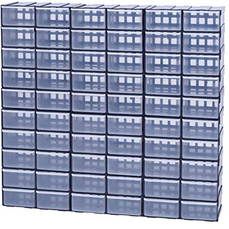Box Kiste Sortierkasten Sortimentsbox Organizer Sortimentskasten - 60 stck