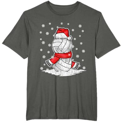 Divertente regalo di Natale per il giocatore di pallavolo Maglietta