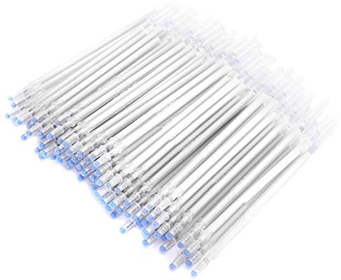 Fydun 100 Stück wärme löschbarer Stifte markierstift Stoff markierungs füllt verschwindende löschbare Tintenstoff Markierungs Stifte für Nähen die Schneiderei