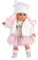 Llorens 1053537 Puppe Elena mit pinken Haaren und blauen Augen, Fashion Doll mit weichem Körper, inkl. trendigem Outfit, 35cm, Blau, Pink