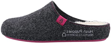 Hush Puppies Female The Good Slipper, Charcoal, 5
