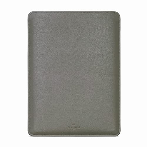 Comfyable Laptop Sleeve Precisely Compatible with 13 Inch Mac Air M5 2026 A3449 M4 M3 M2 M1 & MacBook Pro 13-in 2022-2016 & MacBook Neo A18, Faux Leather Cover Case, Khaki Green