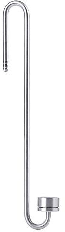 Jerliflyer 2 Arten Co2 Diffusor, Co2 Diffusor Edelstahl Kohlendioxid Aquarium Zubehör Aquarium Ausrüstung(M（250mm)