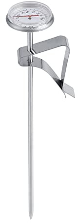 Termometro Per Latte, Termometro Per Latte Per Caffè In Acciaio Inossidabile Termometro Per Schiumare Il Latte Con Clip -10~110 ℃ Accessori Per Schiumare Il Caffè