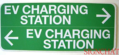 Boston T Ev Electric Vehicle Charging Station Sign Aluminum Street Metal Sign 8x12 inches