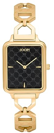 JOOP! Armbanduhr Damen Quarzuhr Analog, mit Edelstahl Armband, Gold, 5 bar Wasserdicht, Kommt in Uhren Geschenk Box, 2036592