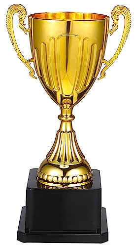 CLISPEED Champion League Coppa per bambini, 19 cm, trofeo premi d'oro, trofeo vincitore, trofeo per competizioni sportive, regali per il riconoscimento dei vincitori