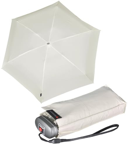 Knirps mini Taschenschirm Travel mit UV-Schutz - beige