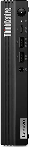 Lenovo ThinkCentre M70q Gen4 Mini Desktop PC - Intel Core i9-14900K up to 6.0 GHz, 64GB RAM, 512GB NVMe SSD, Intel UHD Graphics 770, WiFi 6E + Bluetooth 5.1, Keyboard & Mouse, Windows 11 Pro