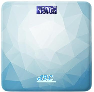 Bilancia Pesapersone Digitale, Vetro Temperato 6mm con Display LCD Retroilluminato, 4 Sensori Precisione (180kg) - Ideale per Fitness, Famiglia