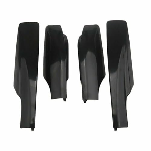 DZSQWETYU Car Top Luggage Holder 4pcs/Set Roof Rack Shell Protective Cover For Toyota For Rav4 For Xa30 2006-2012 Front Rear Black Roof Luggage Bar Rail End Shell(Black)
