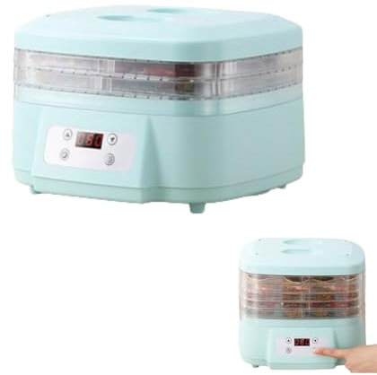 XSDAJSD Liofilizador doméstico para Dulces y refrigerios, deshidratador de Alimentos con Temporizador Digital Ajustable y Control de Temperatura, para Carne de Res, Frutas, Carne y Verduras.