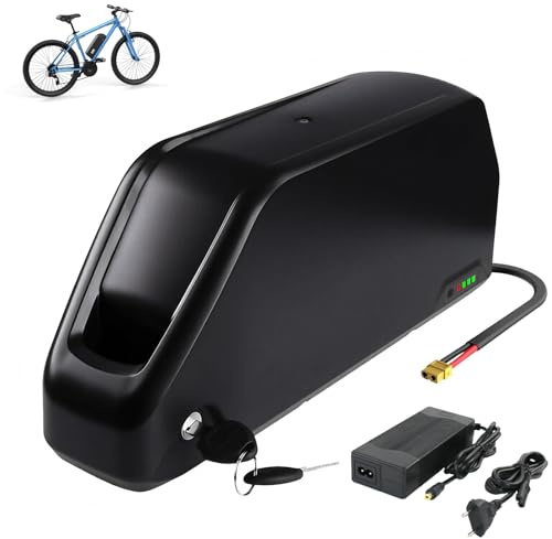 52V 25Ah Ebike Battery, E bike Battery with 45A Smart BMS, 3A Fast Charger, Grade A Cells, 52V Lithium Electric Bike Batteries for 250W-1700W Bafang & Other Ebike Conversion Wheel, UK Warehouse