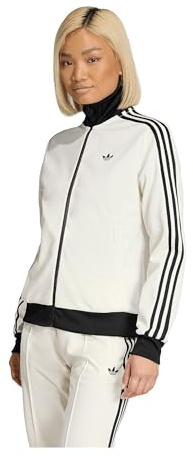 adidas Originals Classic Track - Giacca da donna, bianco e nero., XS
