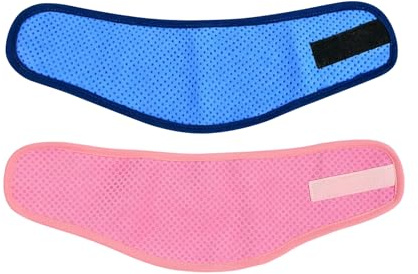 2 Pcs Cooling Bandanas for Dogs Cats| Instant Cooling Pet Bandanas| Adjustable Summer Pet Neckerchiefs| Breathable Dog Ice Neck Scarf、 Blue & Pink Neck Collar for Small Medium Dog Cat (S)