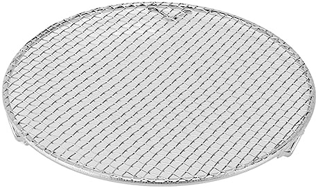 Haofy Rejilla para Enfriar, Rejilla para Hornear de Acero Inoxidable 304, Redonda de 16 Cm, Apta para Horno hasta 575 °F con Diseño de Alambre Elevado y Circulación de Aire para Hornear, Asar a la