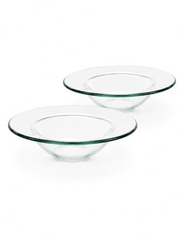 Otocare Glass Wax Melt Burner Dish – Heat Resistant Replacement Bowl for Wax Warmers & Oil Burners (2)
