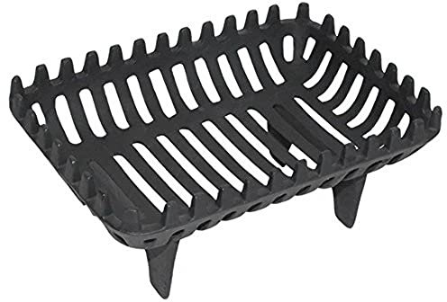 Inglenook Heavy Cast Iron Basket Black - Large