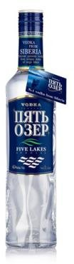 Five Lakes special Siberian Vodka 40% vol, 1 KARTON, 9 Flaschen je 1L